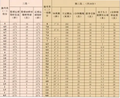 中考体育考哪些项目以及标准：2024年最新完整指南